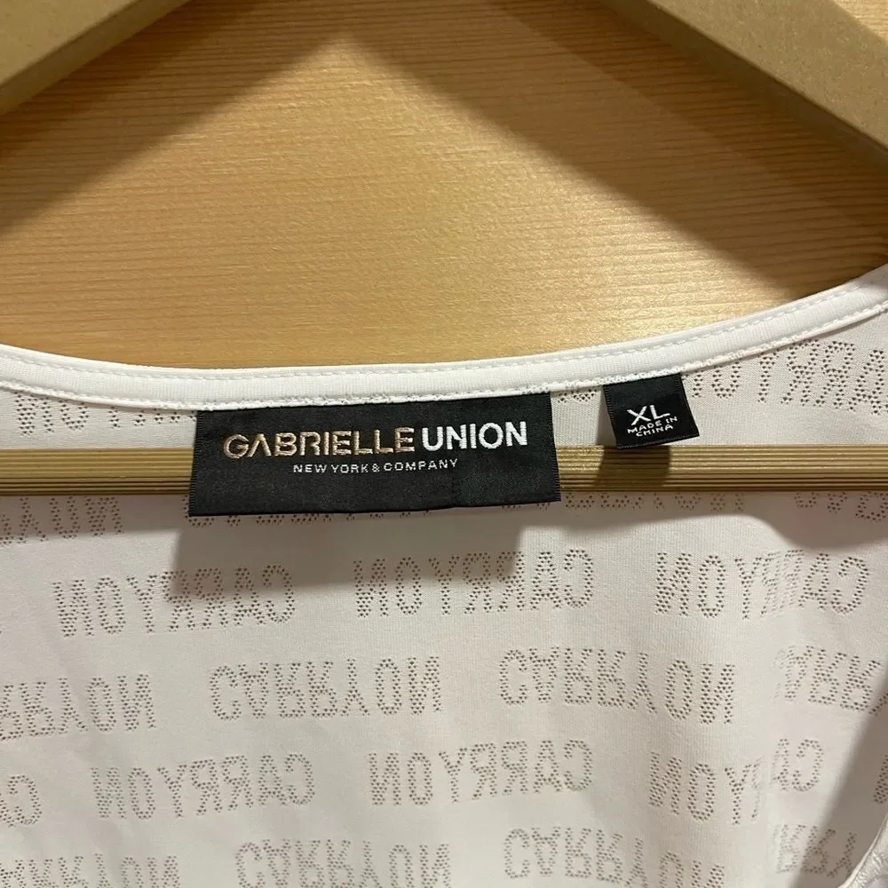 New York & Company Gabrielle Union Crop Top XL